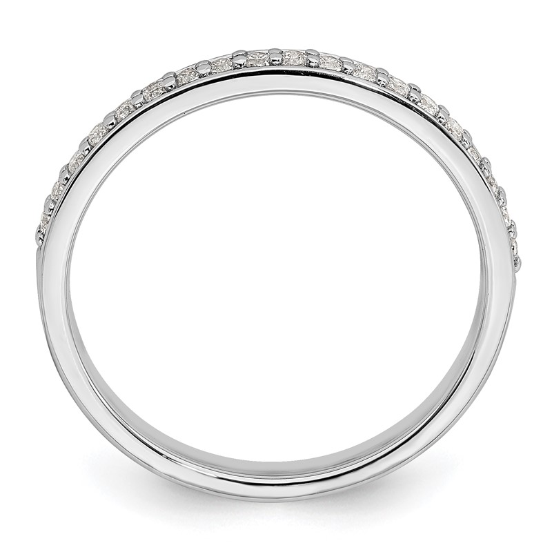 10k White Gold 1/5 carat Lab Grown Diamond VS/SI+ G+ Complete Wedding Band