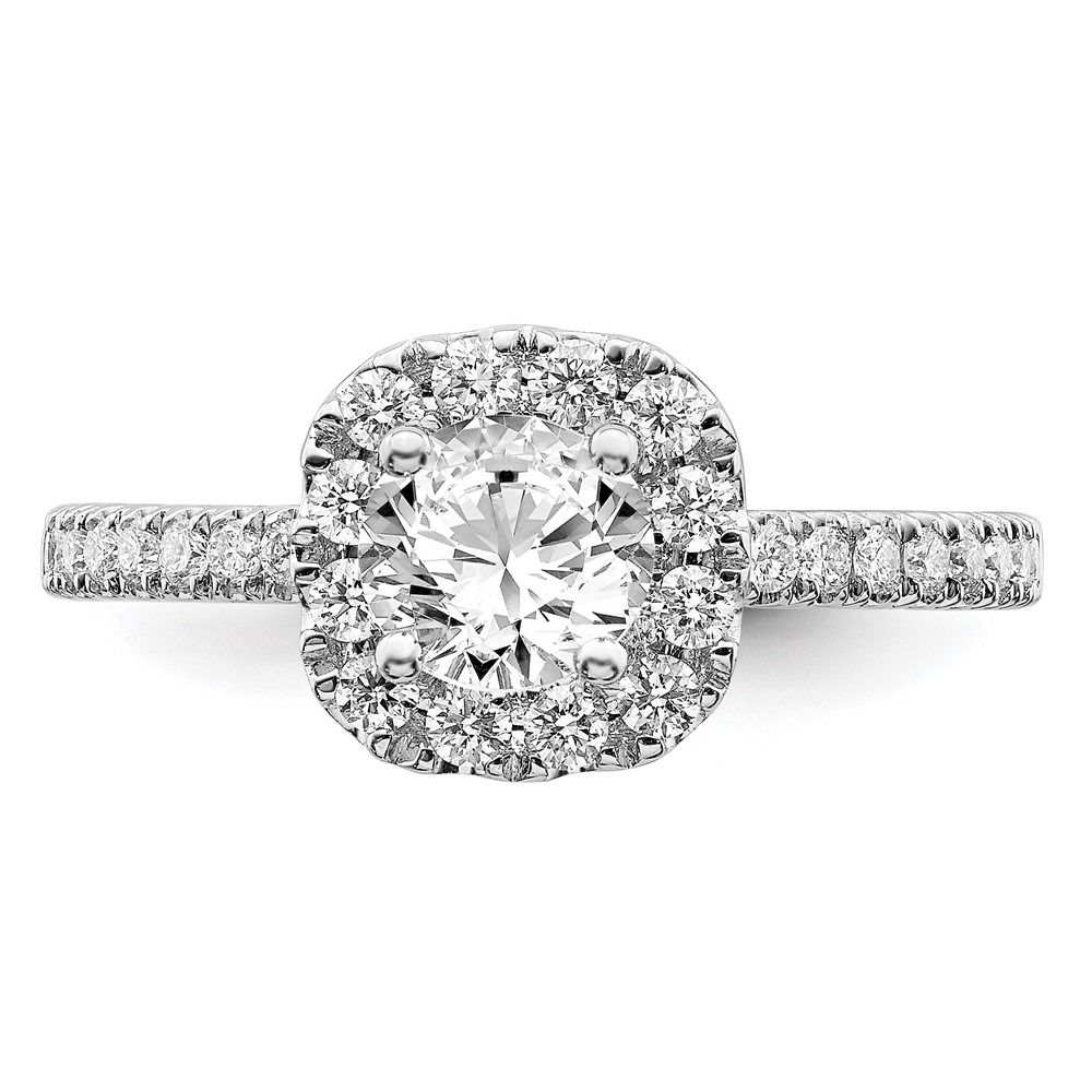 14kw VS+ F+ Plus Lab Grown Complete Engagement Ring (RM6633E-070-7CWLD)