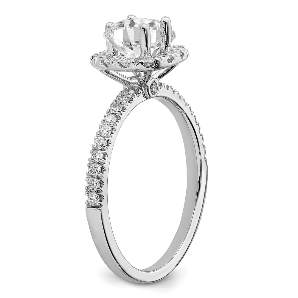 14kw VS+ F+ Plus Lab Grown Complete Engagement Ring (RM6633E-070-7CWLD)
