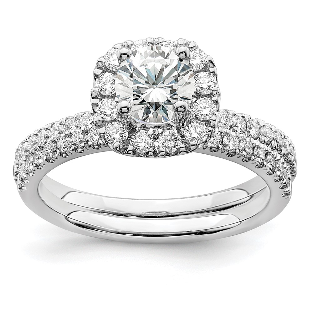 14kw VS+ F+ Plus Lab Grown Complete Engagement Ring (RM6633E-070-7CWLD)