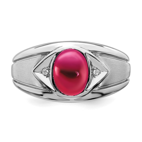 Men's Gemstone and Diamond Rings