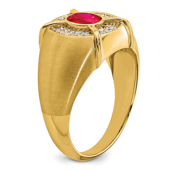 Men's Gemstone and Diamond Rings