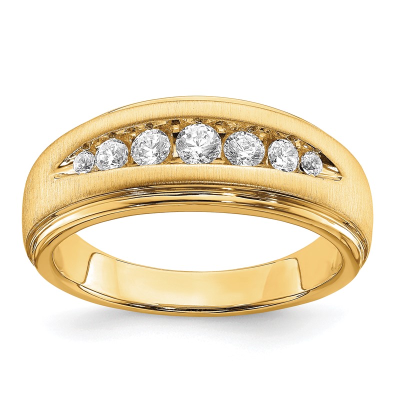 10K Lab Grown Diamond, VS/SI+ G+ Men's Ring