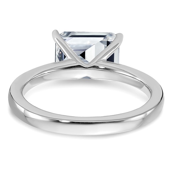 14kw 2.6ct. 9x7mm East West Emerald Solitaire Ring Mounting