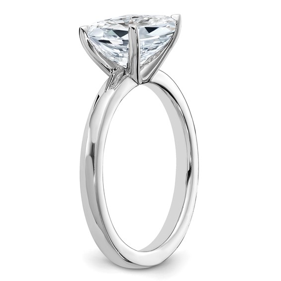 14kw 2.6ct. 9x7mm East West Emerald Solitaire Ring Mounting