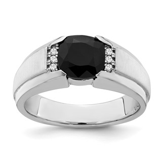 Men's Onyx & Diamond Rings