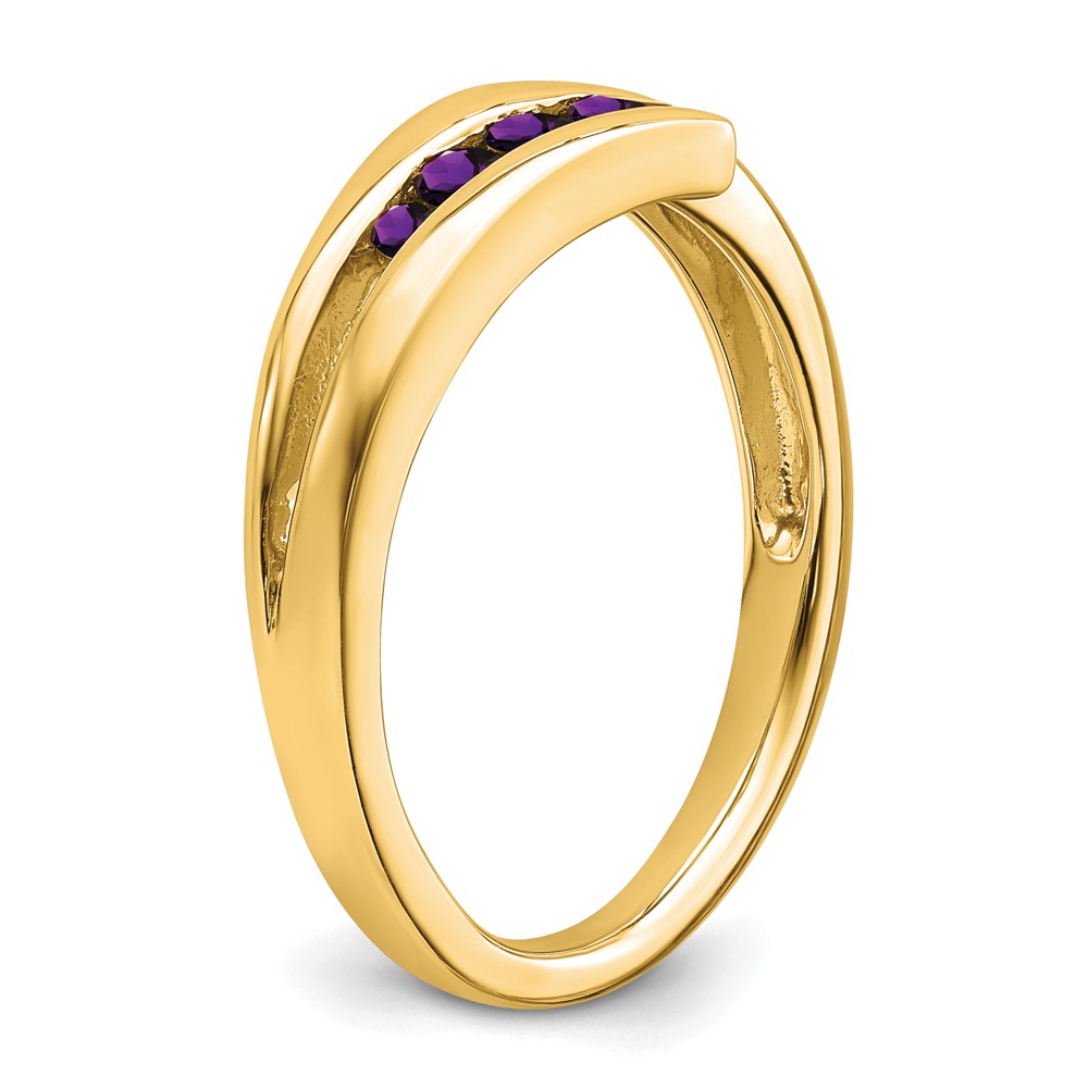 14k Amethyst 4-stone Ring (RM7112-AM-Y)