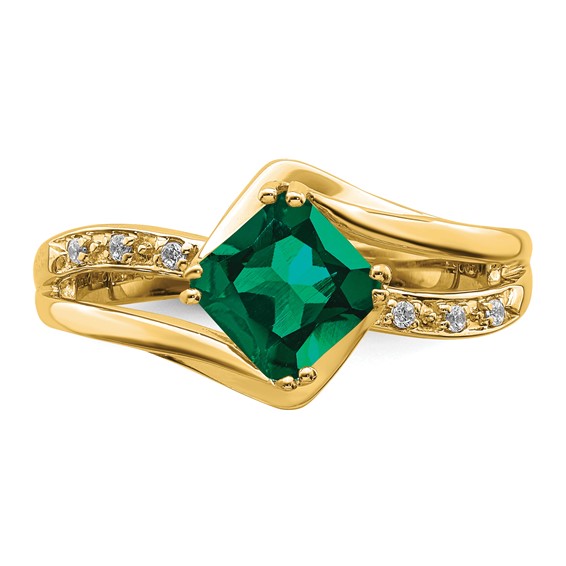 Gemstone and Diamond Ring