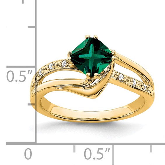 Gemstone and Diamond Ring