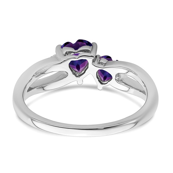 Two Hearts Gemstone & Diamond rings