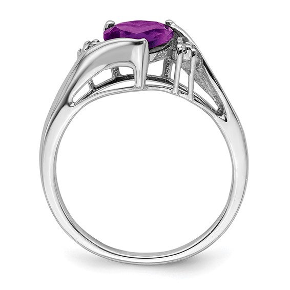 Heart Gemstone & Diamond rings