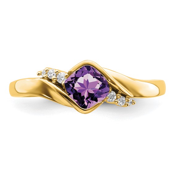 Gemstone and Diamond Ring