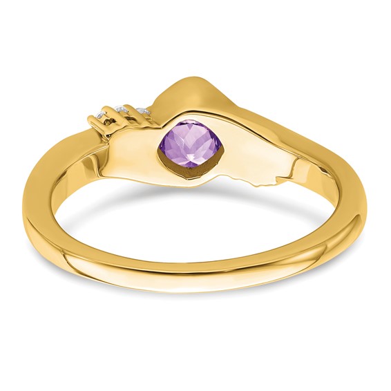 Gemstone and Diamond Ring