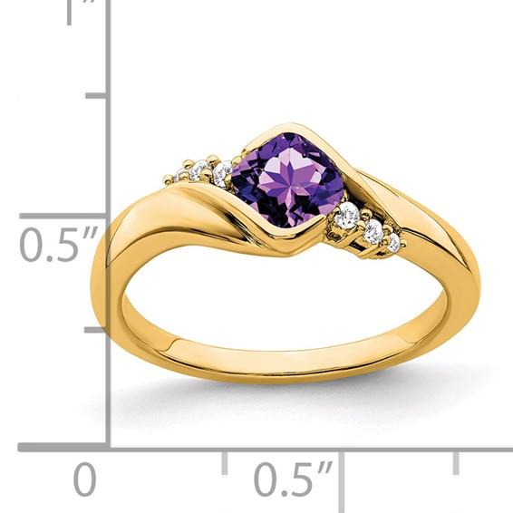 Gemstone and Diamond Ring