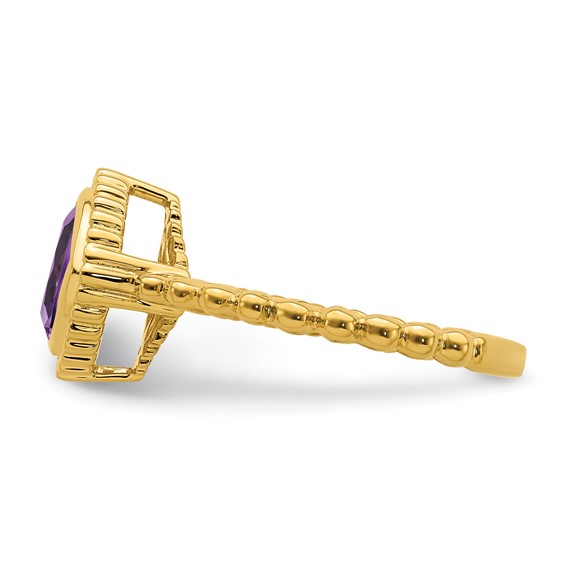 Cushion Gemstone Ring