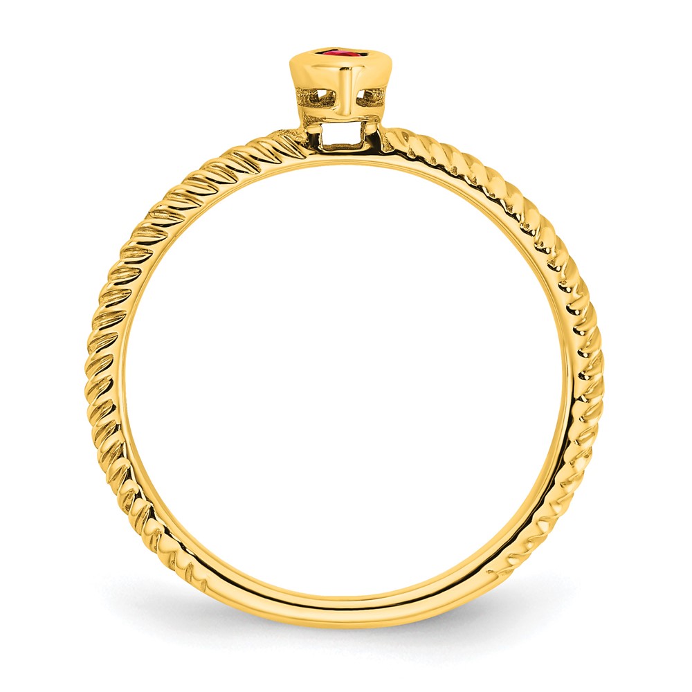14k Marquise Bezel Ruby Ring (RM7231-RU-Y)