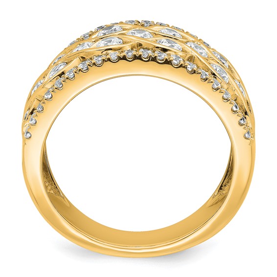 Gold Diamond Fashion Rings