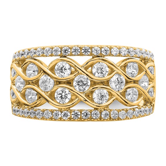 Gold Diamond Fashion Rings