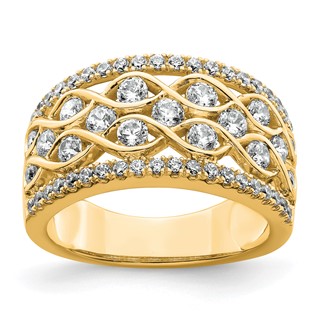 Gold Diamond Fashion Rings