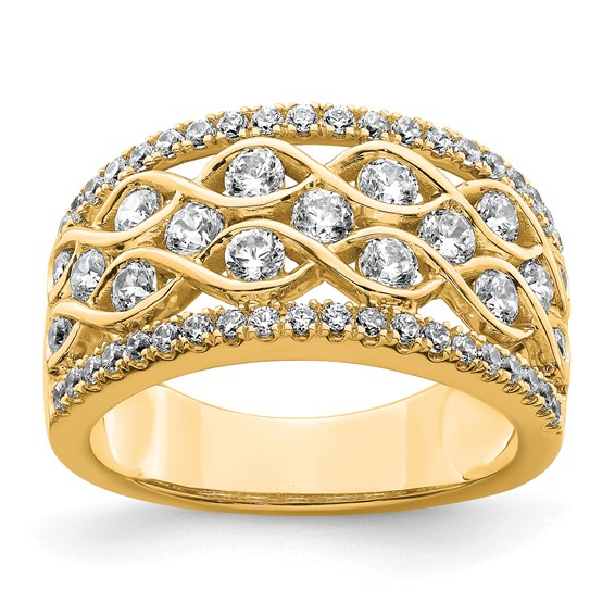 Gold Diamond Fashion Rings