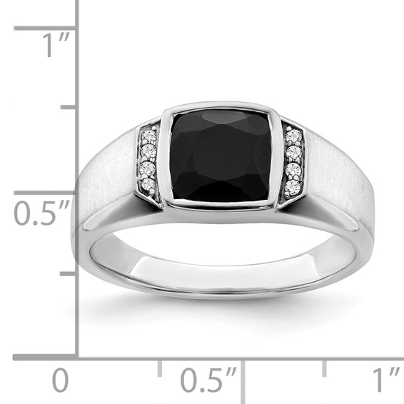 Men's Onyx & Diamond Rings
