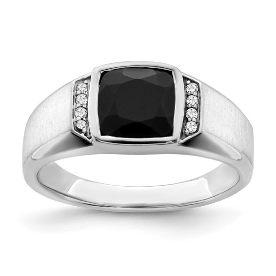 Men's Onyx & Diamond Rings