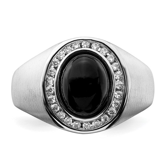 Men's Onyx & Diamond Rings