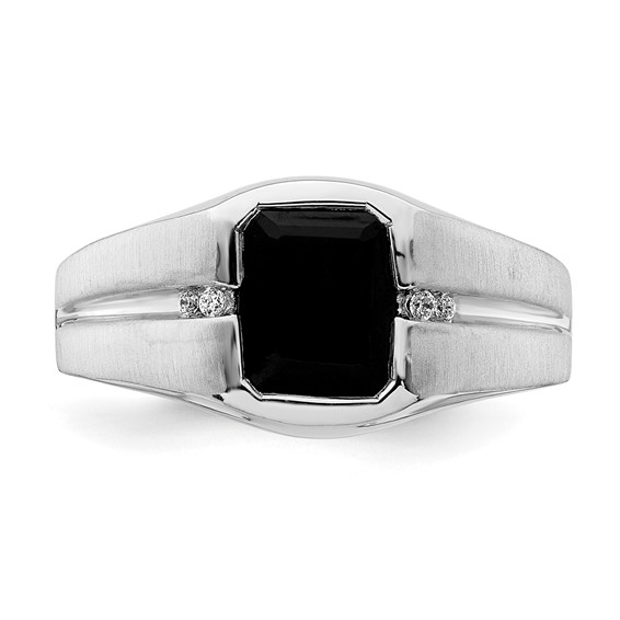 Men's Onyx & Diamond Rings