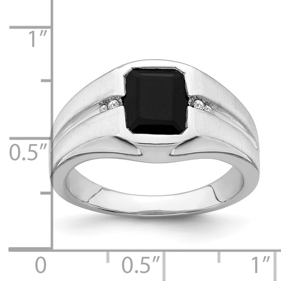 Men's Onyx & Diamond Rings