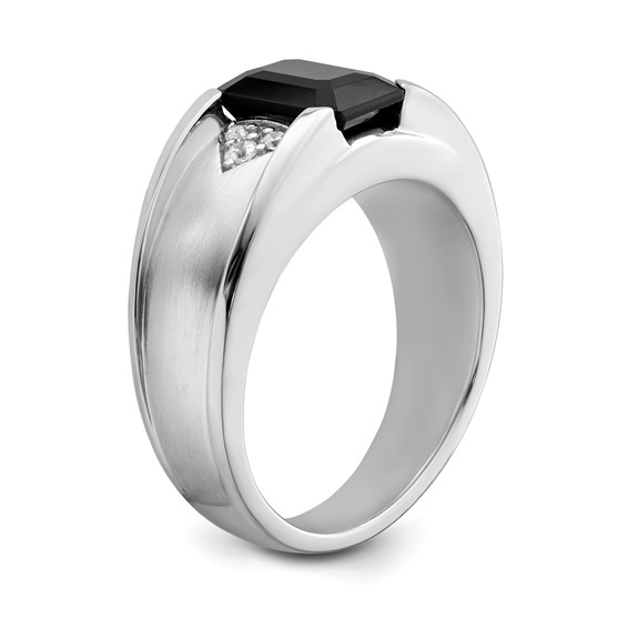 Men's Onyx & Diamond Rings