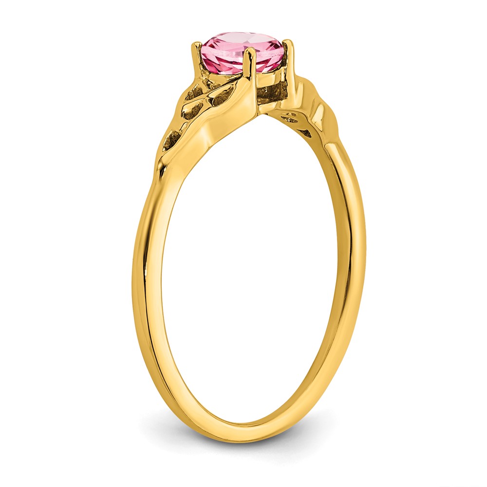 10k Amethyst Celtic Knot Ring (RM7396-AM-1Y)