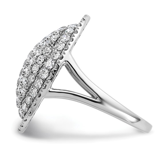 Gold Diamond Cluster Fashion Rings