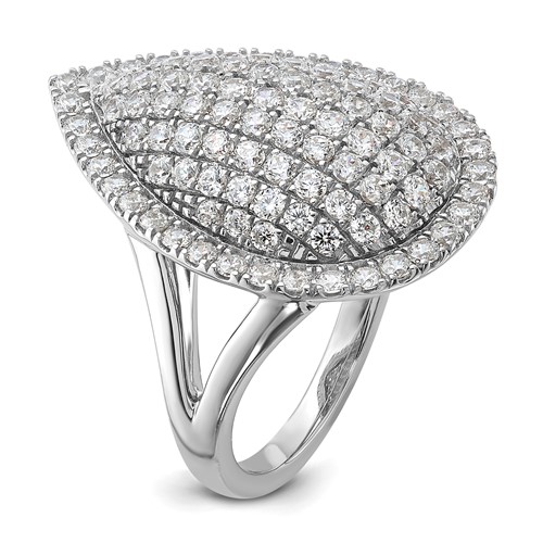 Sterling Silver CZ Fashion Ring