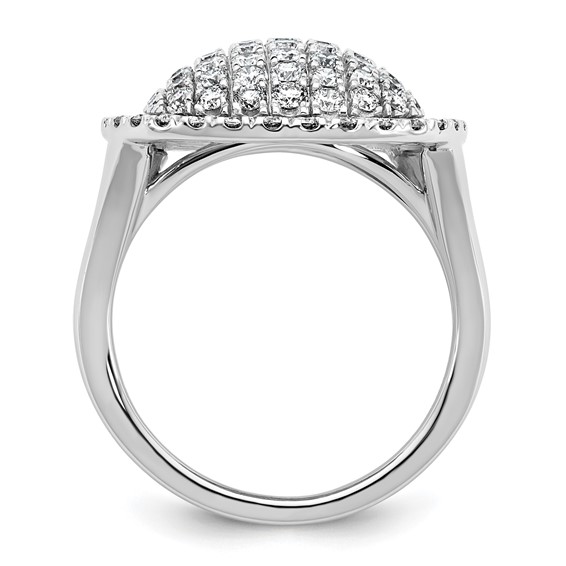 Gold Diamond Cluster Fashion Rings