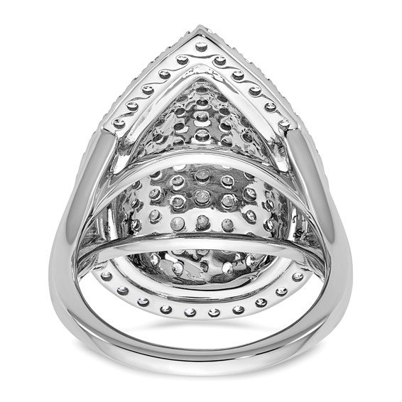 Gold Diamond Cluster Fashion Rings