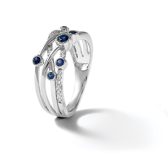 Gemstone and Diamond Rings