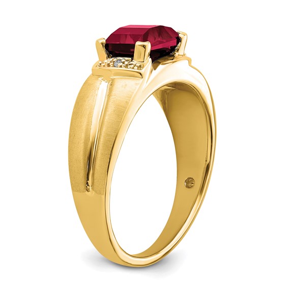 Men's Gemstone and Diamond Rings