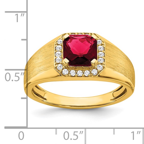 Men's Gemstone and Diamond Rings