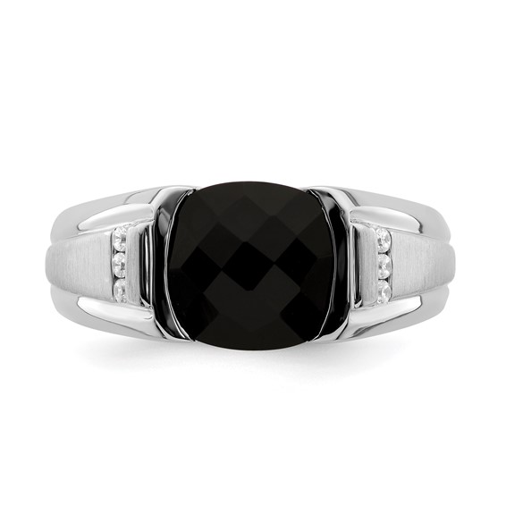 Men's Onyx & Diamond Rings
