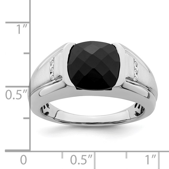 Men's Onyx & Diamond Rings