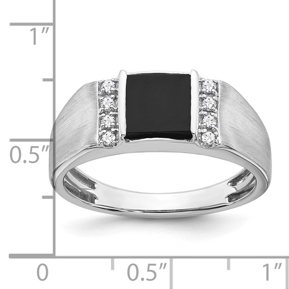 Men's Onyx & Diamond Rings