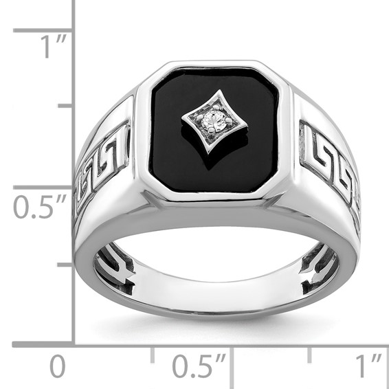 Men's Onyx & Diamond Rings