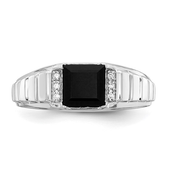 Men's Onyx & Diamond Rings