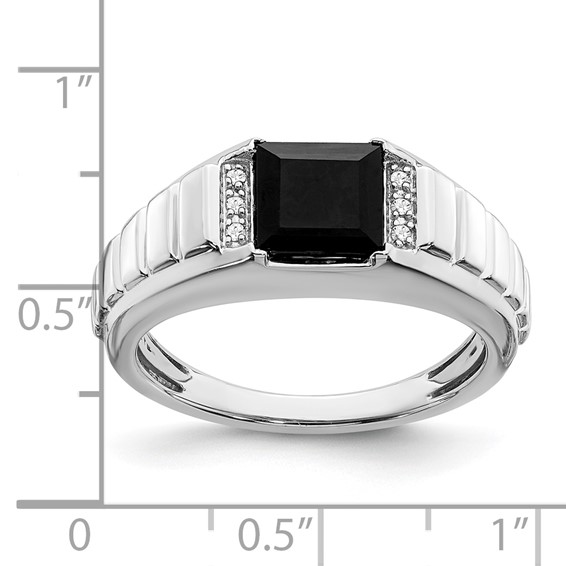 Men's Onyx & Diamond Rings