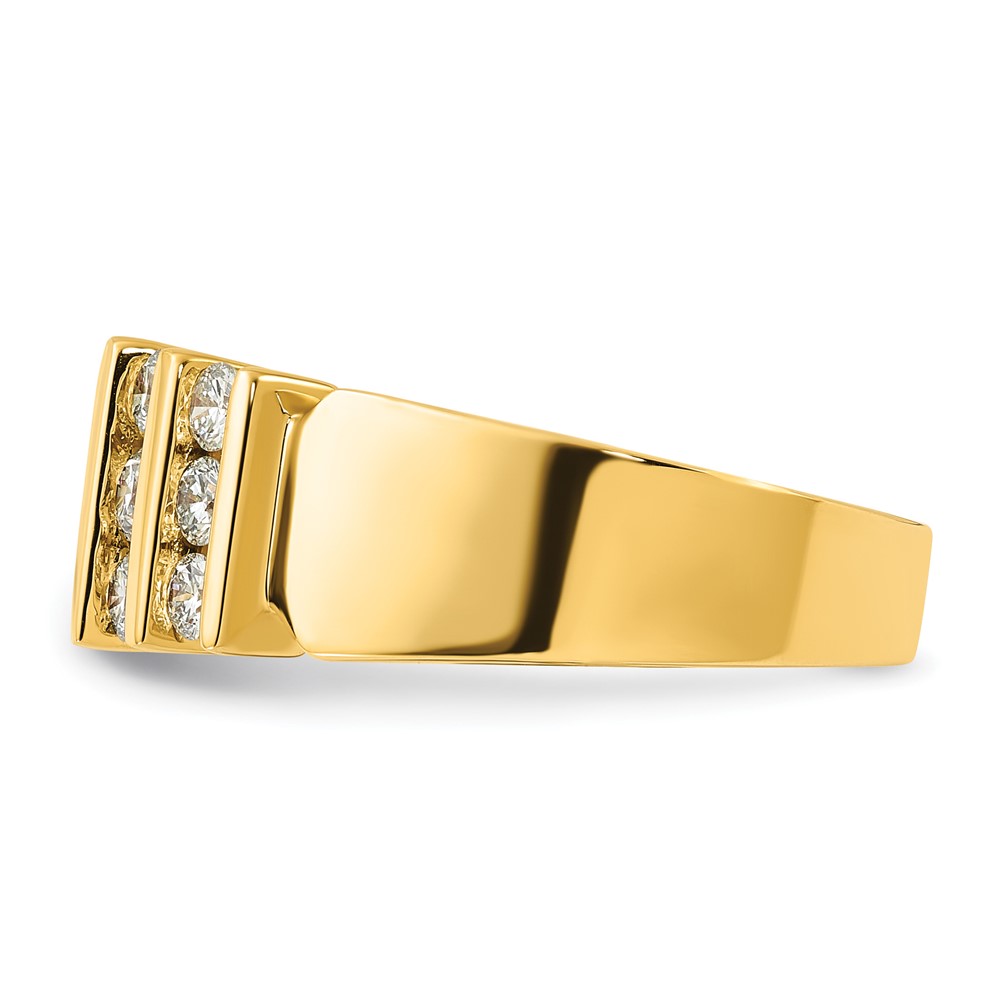 14k 1 carat Lab Grown Diamond VS/SI+ G+ Complete Fashion Band (RM7486-100-7YLG)