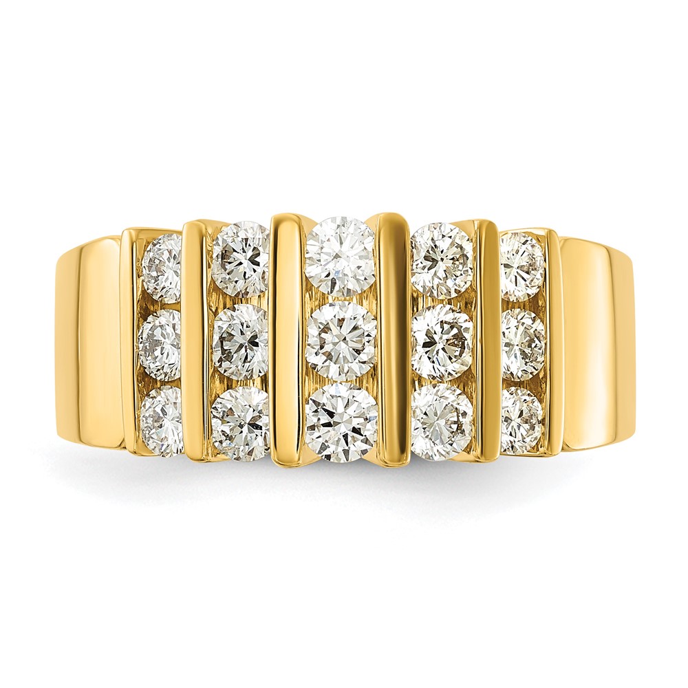 14k 1 carat Lab Grown Diamond VS/SI+ G+ Complete Fashion Band (RM7486-100-7YLG)