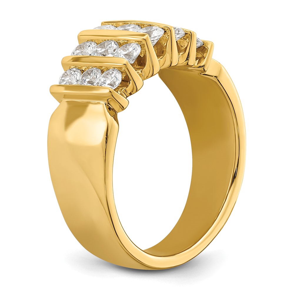 14k 1 carat Lab Grown Diamond VS/SI+ G+ Complete Fashion Band (RM7486-100-7YLG)