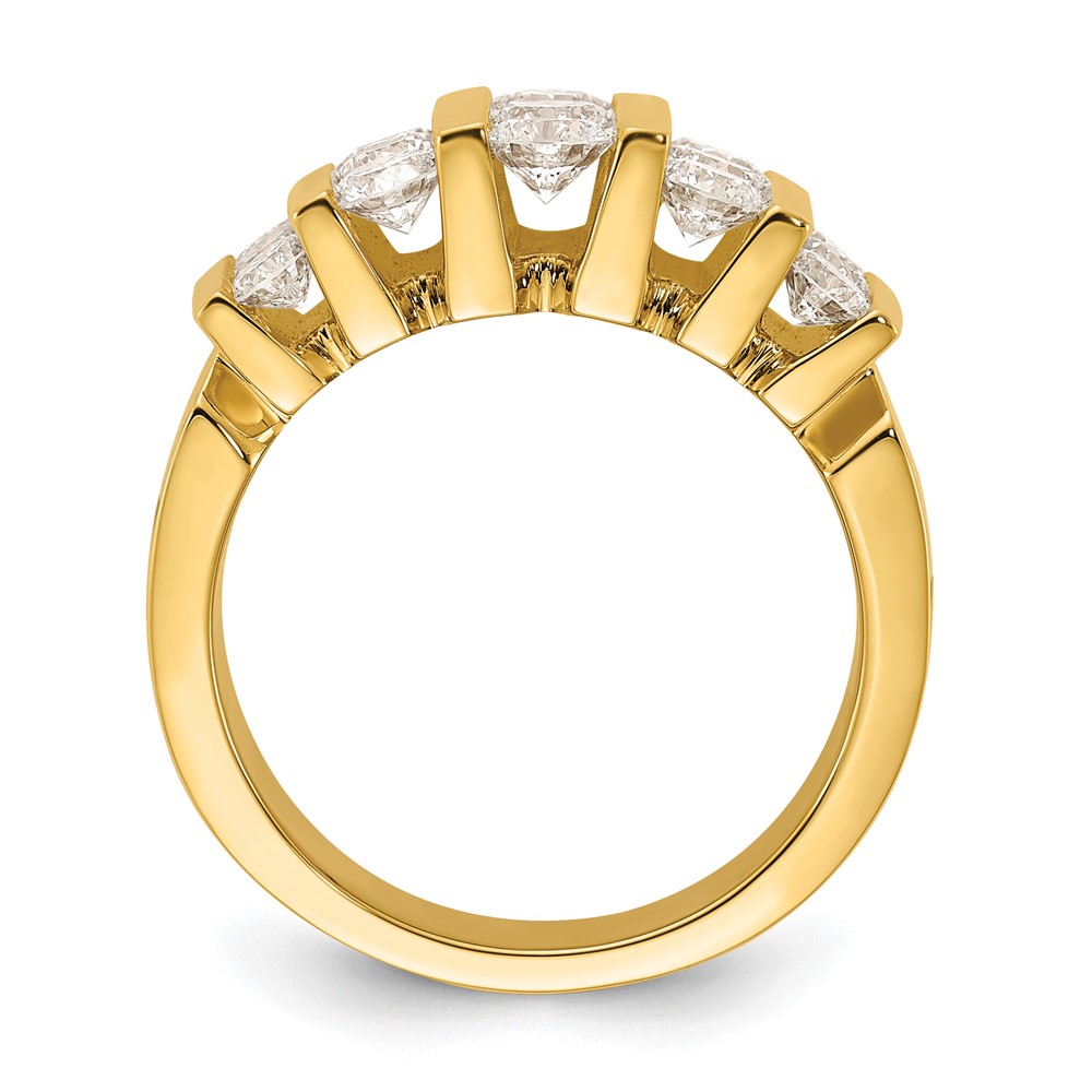 14k 2 carat Lab Grown Diamond VS/SI+ G+ Complete Fashion Band (RM7486-200-7YLG)