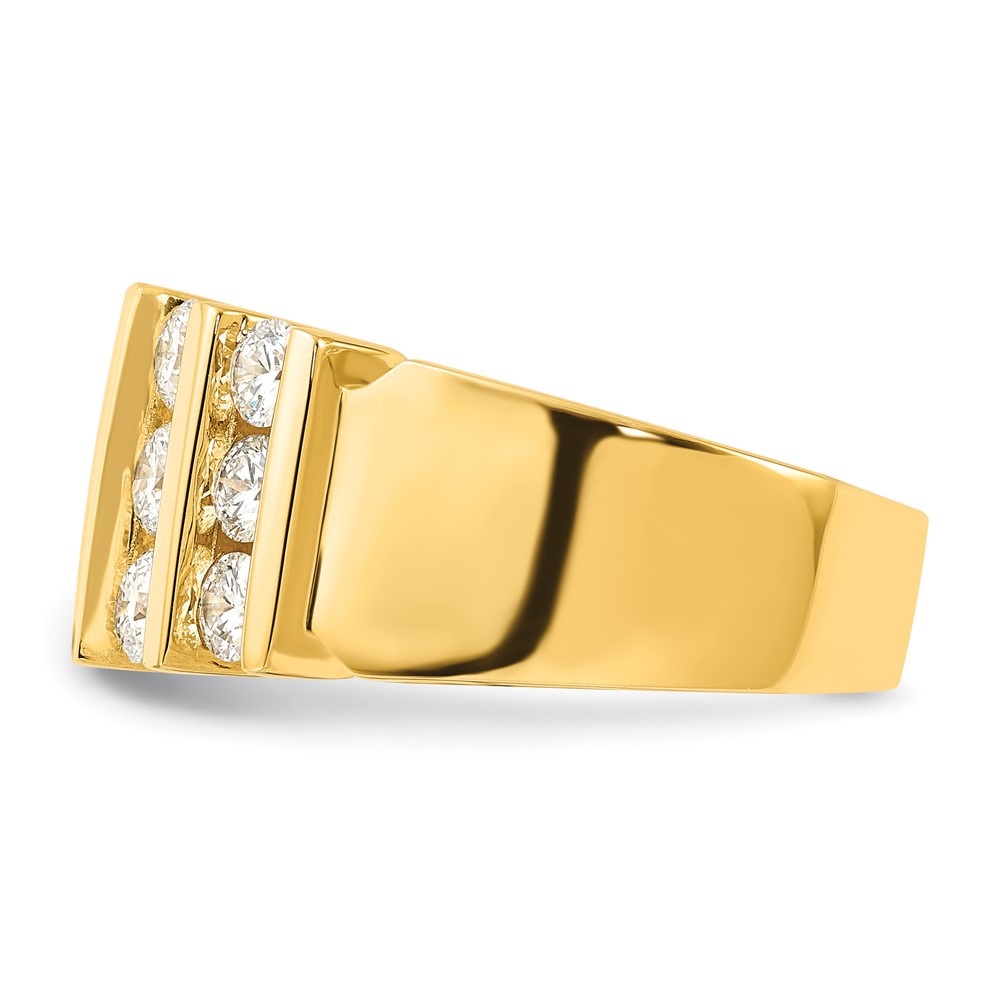 14k 2 carat Lab Grown Diamond VS/SI+ G+ Complete Fashion Band (RM7486-200-7YLG)
