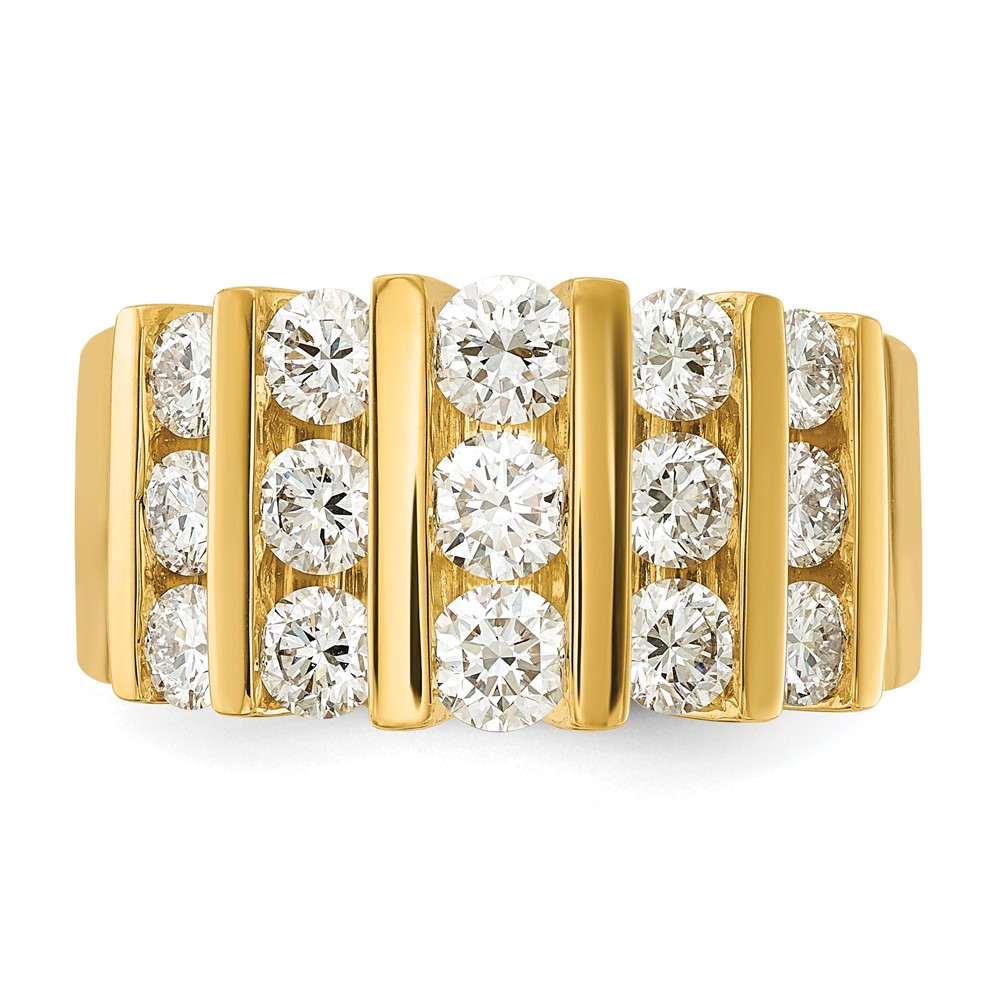 14k 2 carat Lab Grown Diamond VS/SI+ G+ Complete Fashion Band (RM7486-200-7YLG)